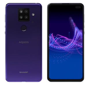 対象商品例、左からiPhone SE（第2世代）とAQUOS sense4 plus