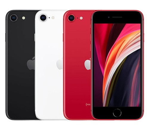 対象商品例、左からiPhone SE（第2世代）とAQUOS sense4 plus