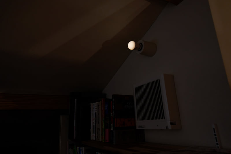 E17での最小光量。常夜灯として使えるレベル