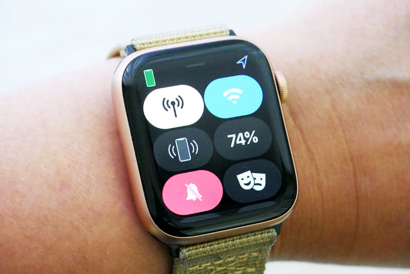 コントロールセンターの「iPhoneを探す」