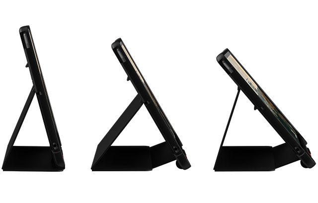 自由に角度の調節ができる