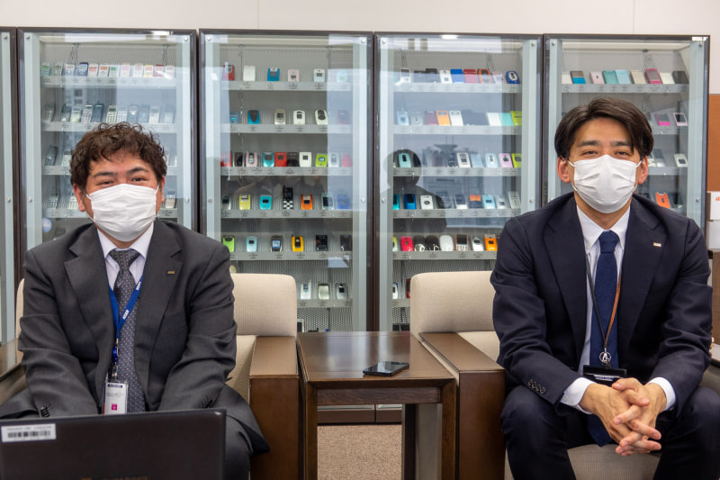 福澤氏（左）と長谷川氏（右）