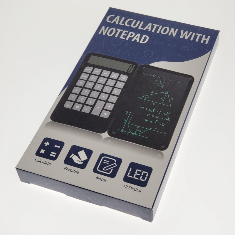 電卓の横に手書きLCDパネルの付いた便利そうな電卓を手に入れた