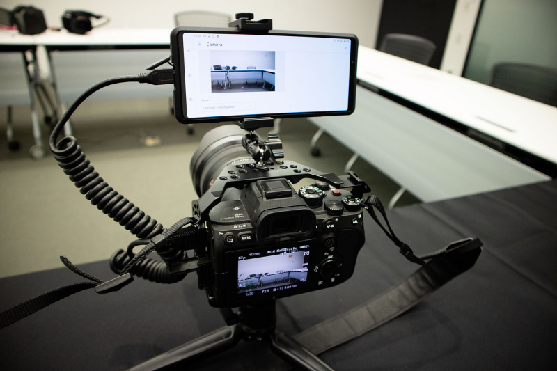 StreamYard（ストリームヤード）でライブ配信している様子