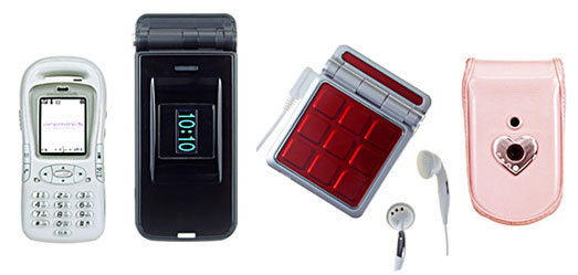 左からpremini-S、prosolid、Music PORTER、Lechiffon