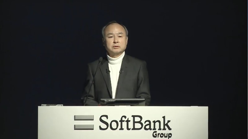 代表取締役会長兼社長執行役員の孫 正義氏