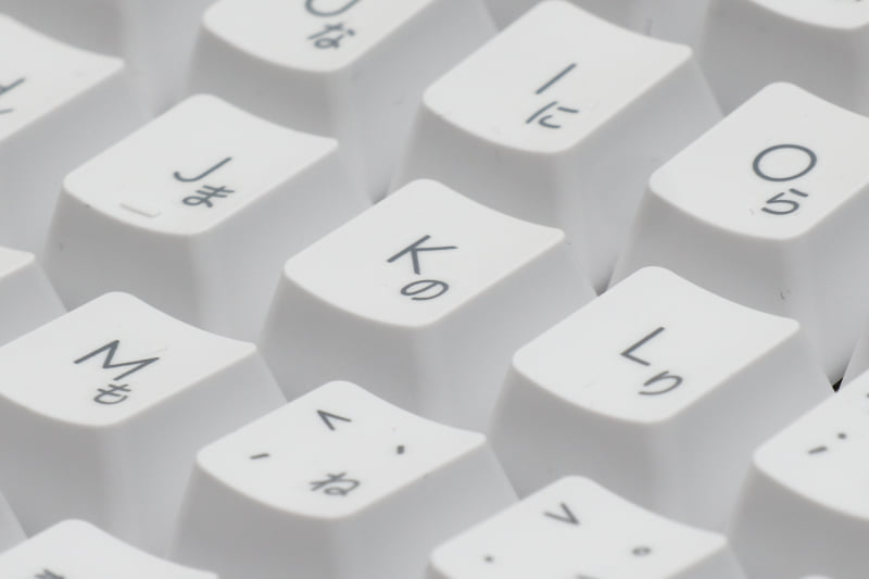 文字はシールのようだが、ほかのロジクール製品と同じなら耐久性は問題なさそう