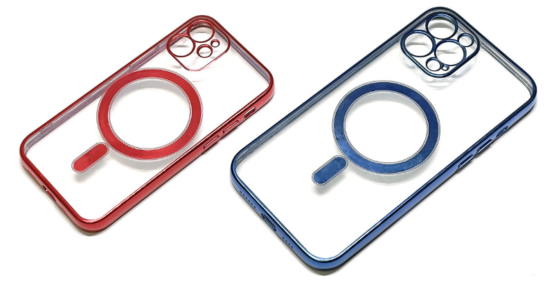 MagSafe対応iPhoneケースの一種。ケース背面にMagSafeに準じた磁石が埋め込まれているので、ケース装着時でもMagSafe充電器やアクセサリーをしっかり吸着する