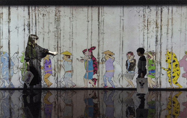 GINZA456の壁面に登場