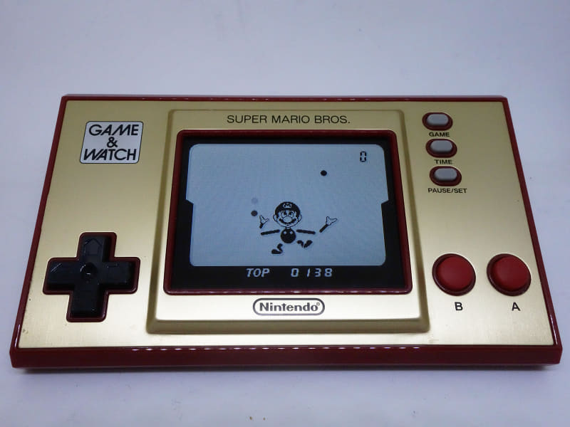 ゲーム＆ウォッチの名作「ボール」。キャラがマリオになっています。