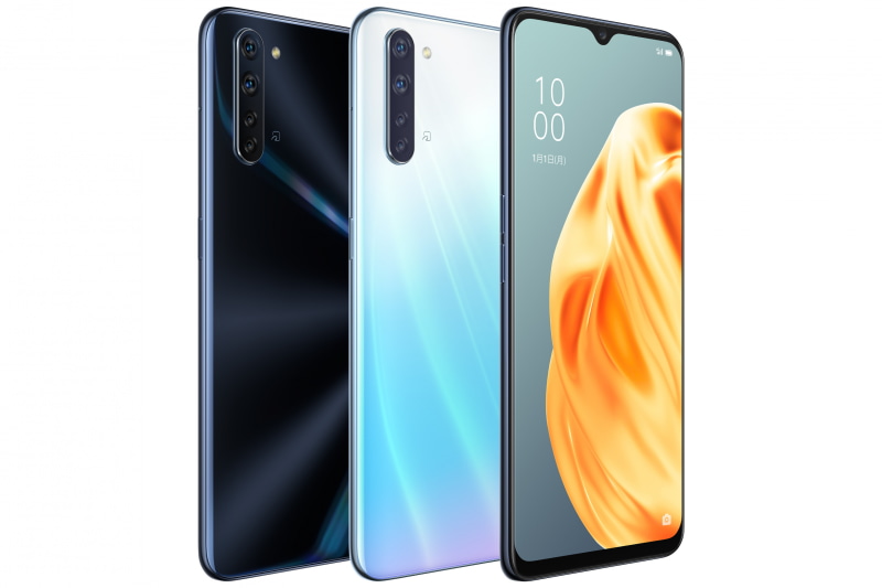 値下げ対象機種のiPhone XR（左）とOPPO Reno3 A（右）