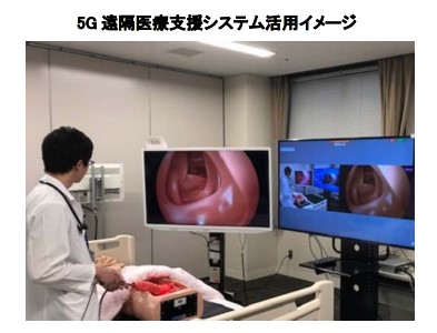 5G遠隔医療支援システム活用イメージ