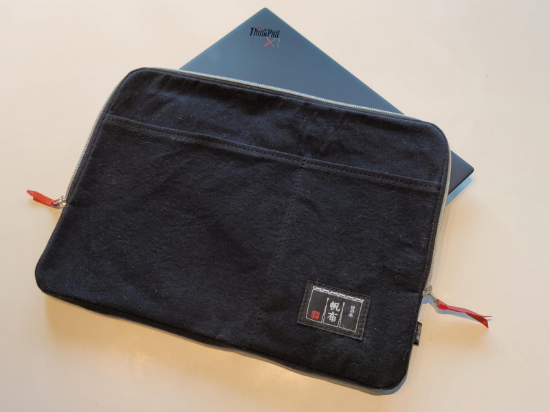 軽量なThinkPad X1 nano用に軽量な日乃本帆布製のパソコンブリーフケースを買った