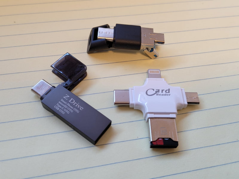 パソコンとスマホが共存する現代ではマルチポートのUSBメモリは珍しくはない