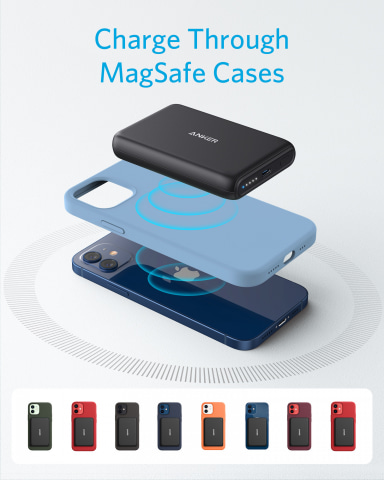 アンカー、iPhone 12シリーズのMagSafe対応のモバイルバッテリー