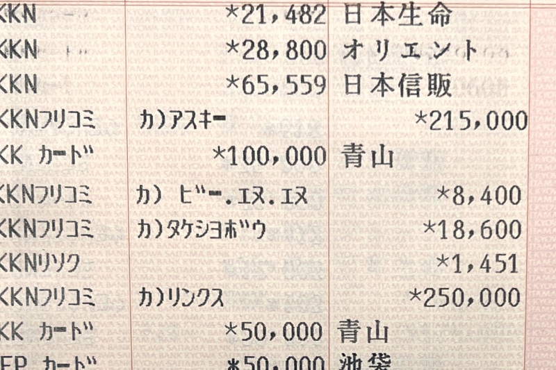 書見台に置いた原稿。書見台をある程度寝かせれば、紙書類がうまい具合に自立したりする。中央はそのスキャン（撮影）結果で、右はドットバイドットの画像。。しっかり読み取れる（実際の画像はもっと高画質）。……なんか電話料金高いしローンの支払がけっこう高額だぞ〜大丈夫か〜？＞約30年前の俺。