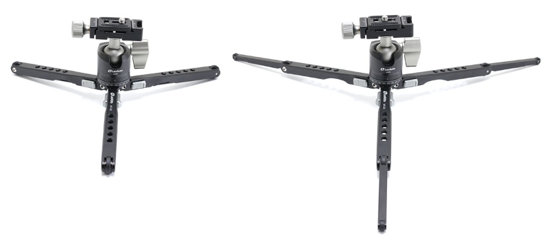 開脚させた時の最低高は99mm/112mm。