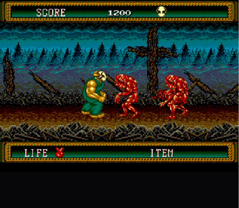 前作の惨劇から３カ月、主人公リックは再び“ヘルマスク”を身につけ、“隠された館”を訪れる。すべては恋人ジェニファーを救うために……。横スクロールアクションの基本的なゲームシステムやホラー表現といった特徴は踏襲。敵やギミックなどが一新された“スプラッターハウス“での新たな戦いに挑もう（KDDI資料より）