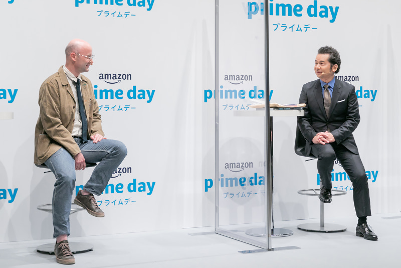 左＝アマゾン ロバート・アーリー氏　右＝DREAMS COME TRUE 中村正人