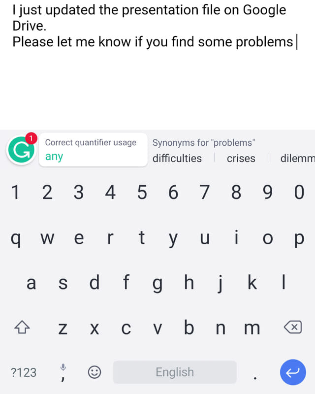 文章の流れや構造から「some」を「any」にするべき、と指摘された