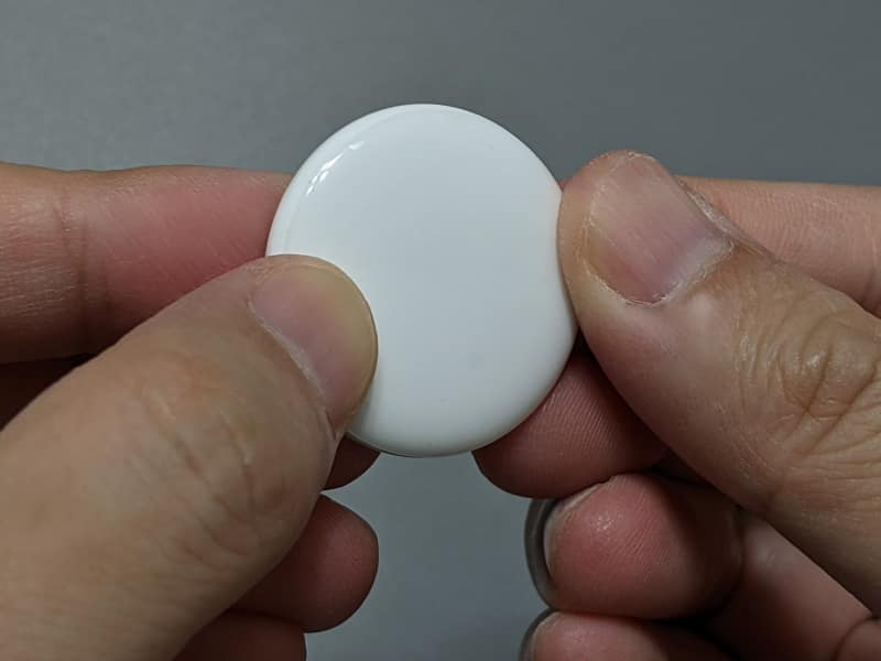 貼り付け完了。透明度は高く、遠目には貼られていることが分からない