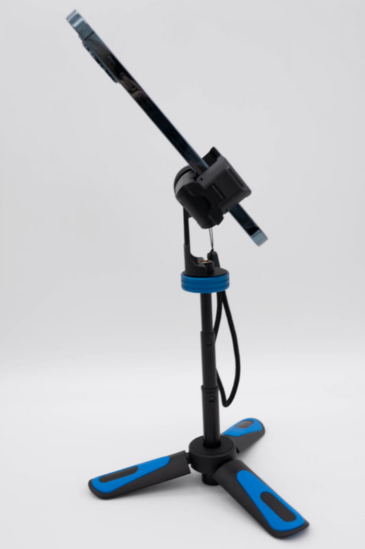 最大仰角はこのあたり。俯角は取れない