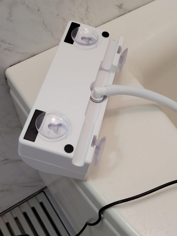 やらないといけない作業はポンプからの給湯ホースを差し込むだけ