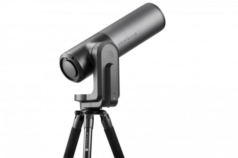 プラススタイル、スマホ連携で自動的に星を捉える望遠鏡「eVscope