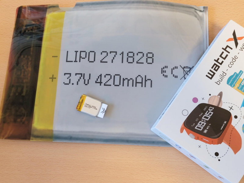 偶然、家にあった本物のリチウムポリマー充電池