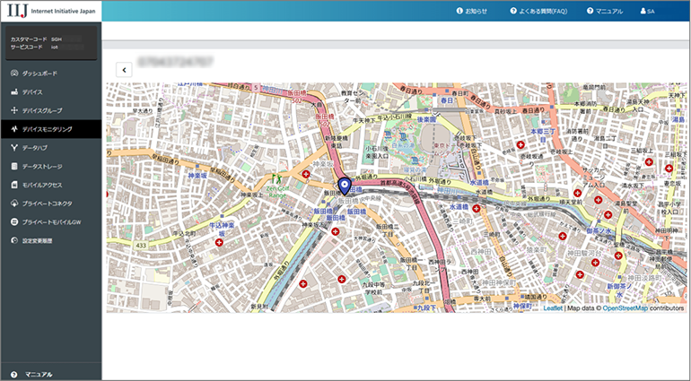 地図表示の例（2021年度上半期提供予定）