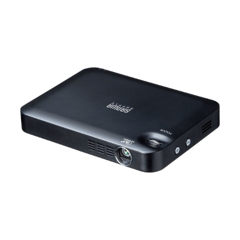 サンワサプライ、ポケットサイズのモバイルプロジェクター - ケータイ