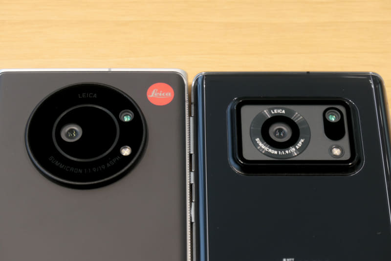 アウトカメラ部分の比較