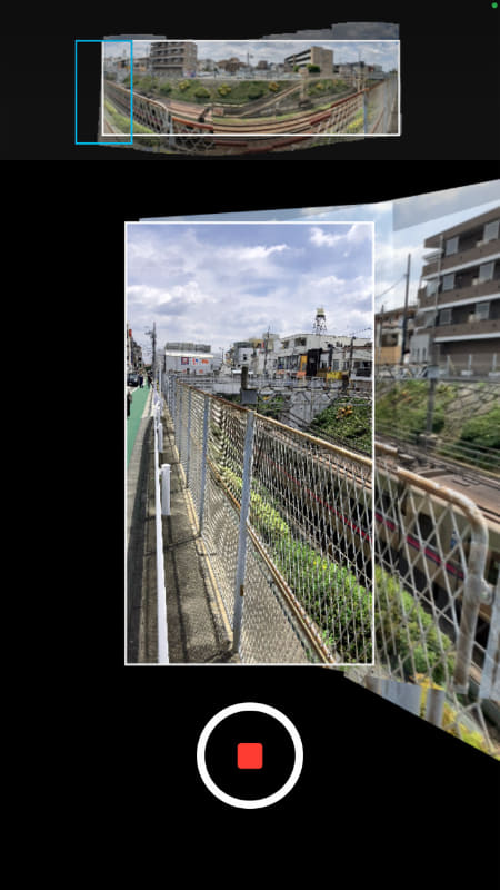 パノラマ撮影機能