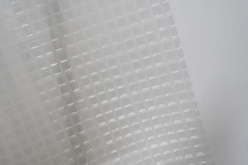 プチプチ1つ1つがスクエア形状になっている