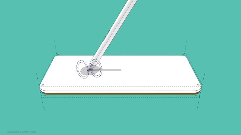 ペンの座標を検知