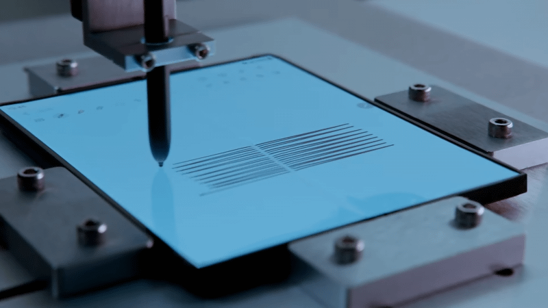 開発時のテストでは、折り目の上を検知できなかった