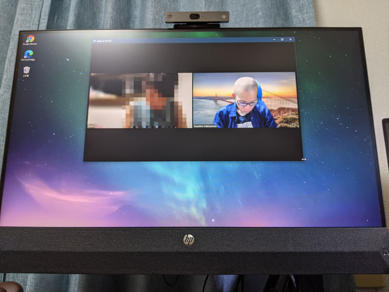 Zoomでビデオ通話をしながら問題の解決を図りました