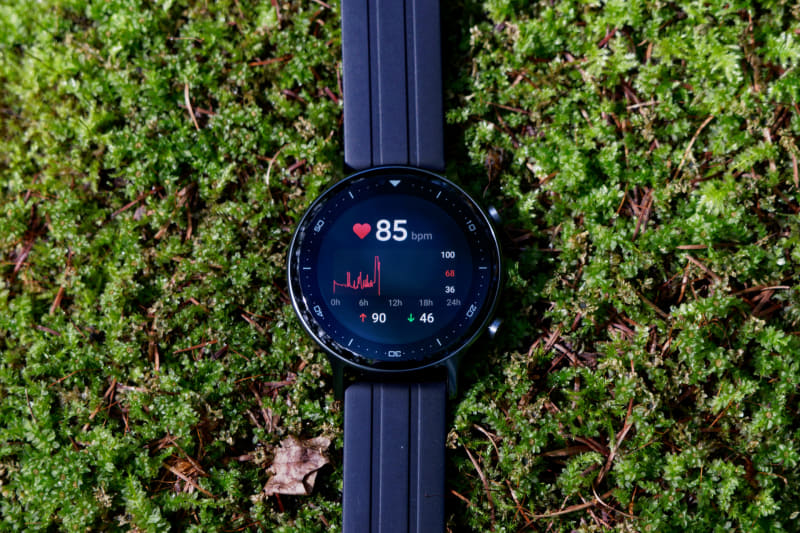 心拍計測は最短5分間隔で、24時間常時計測