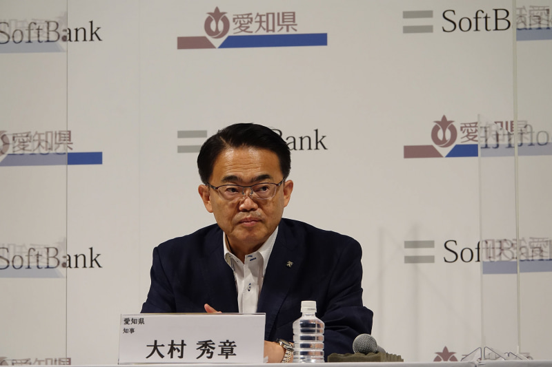 愛知県知事の大村 秀章氏