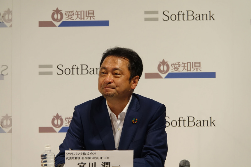 ソフトバンク代表取締役社長の宮川 潤一氏
