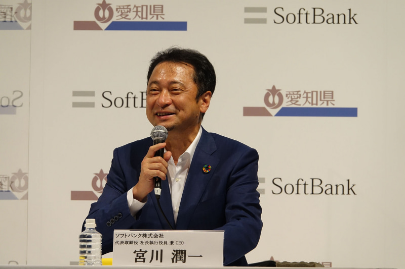 ソフトバンク代表取締役社長の宮川 潤一氏