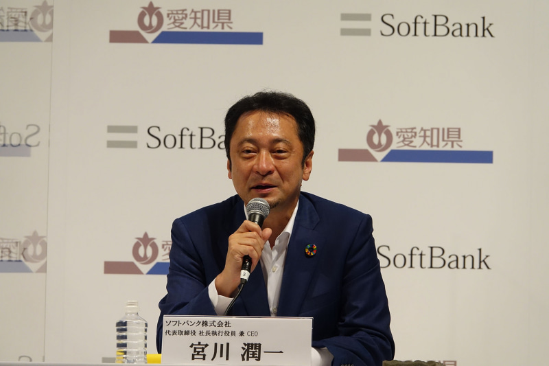 ソフトバンク代表取締役社長の宮川 潤一氏