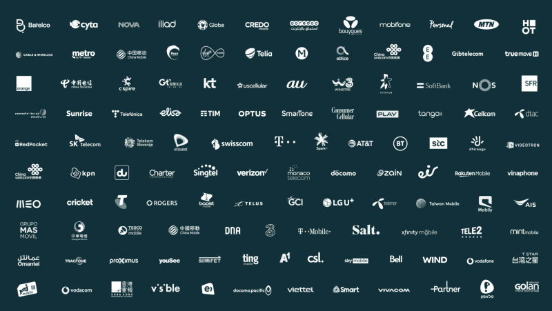 iPhoneの5Gをサポートする通信事業者