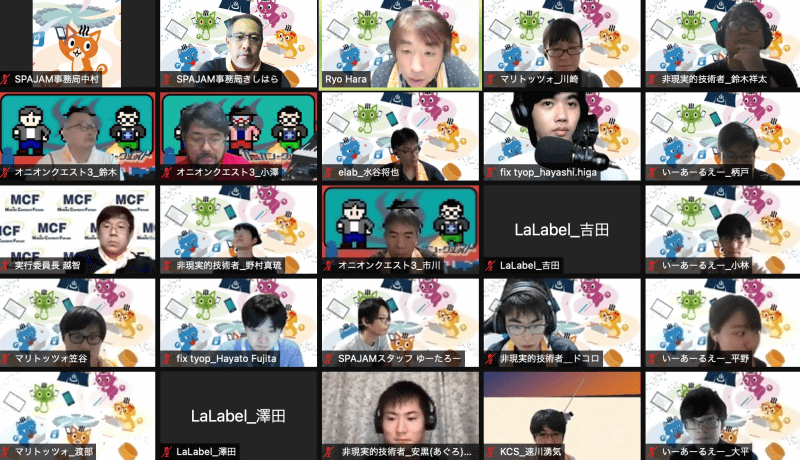 SPAJAM2021の様子