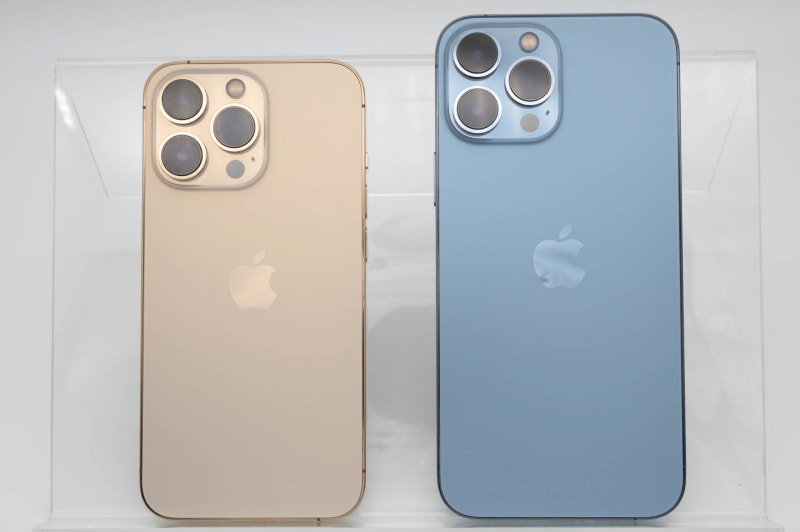 iPhone 13 ProとiPhone 13 Pro Max。スペックは同じでサイズが違う