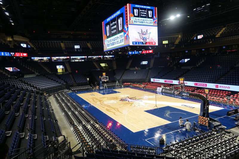 準備中の会場の様子