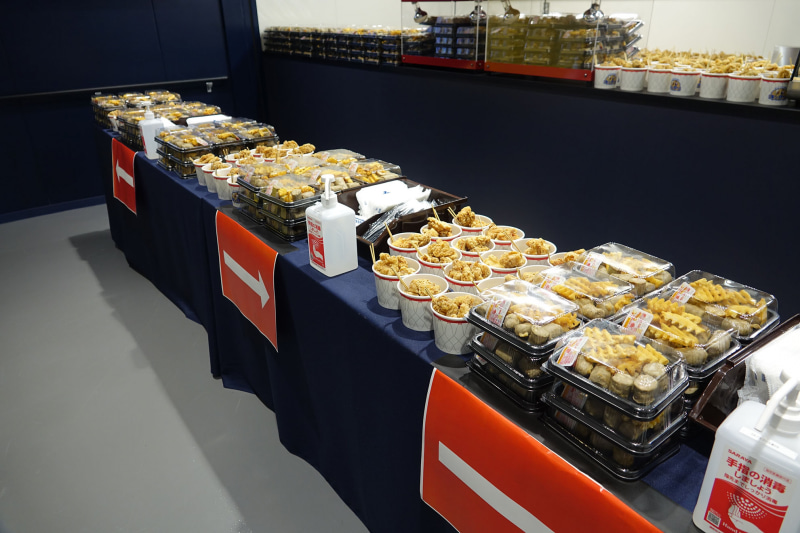 十分な数が用意されており、大盛況だった