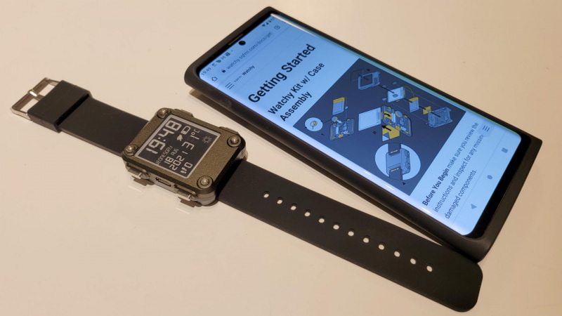 懲りずに3個目のDIYタイプのスマートウォッチを手に入れた