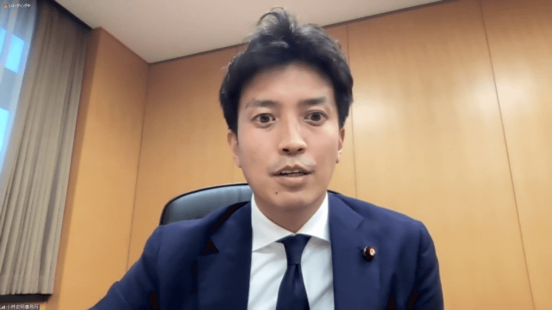 小林デジタル副大臣（2021年7月、ワクチン接種記録システムのダッシュボードに関する報道関係者向け説明会でのもの）