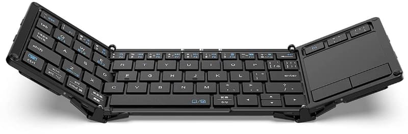iClever「折りたたみ式キーボード IC-BK08se」。
